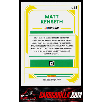 2026 Donruss #88 Matt Kenseth Purple #/99