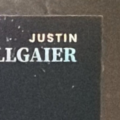 2026 Panini Select NASCAR Justin Allgaier #9 Black Color Blast