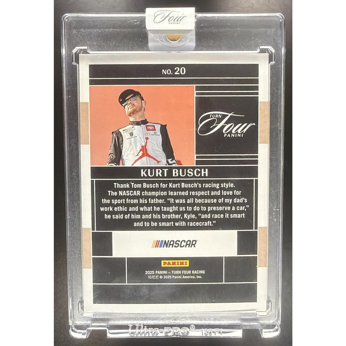 2025 Panini Turn Four NASCAR Kurt Busch #20 55/75