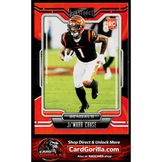 2021 Panini Playbook #105 Ja'Marr Chase Orange