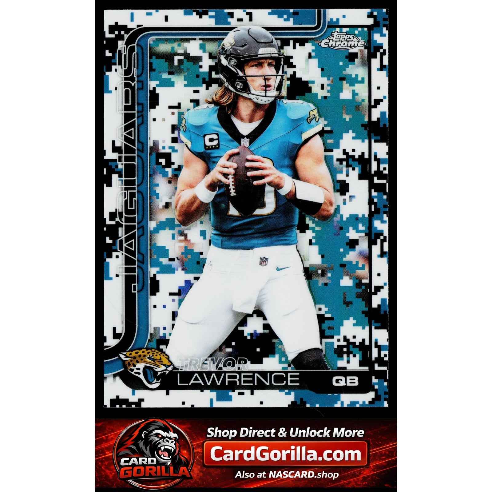 2025 Topps Chrome #138 Trevor Lawrence Team Camo