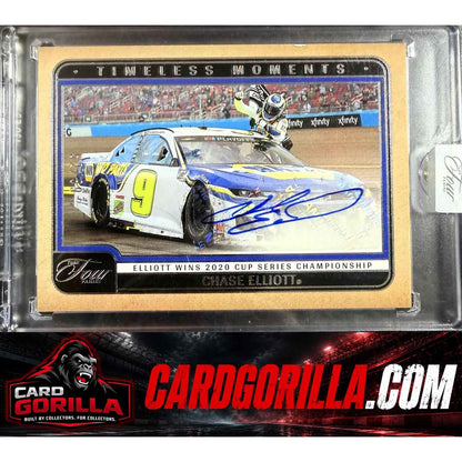 2025 Panini Turn Four #TM-CEL Chase Elliott Timeless Moments #/99