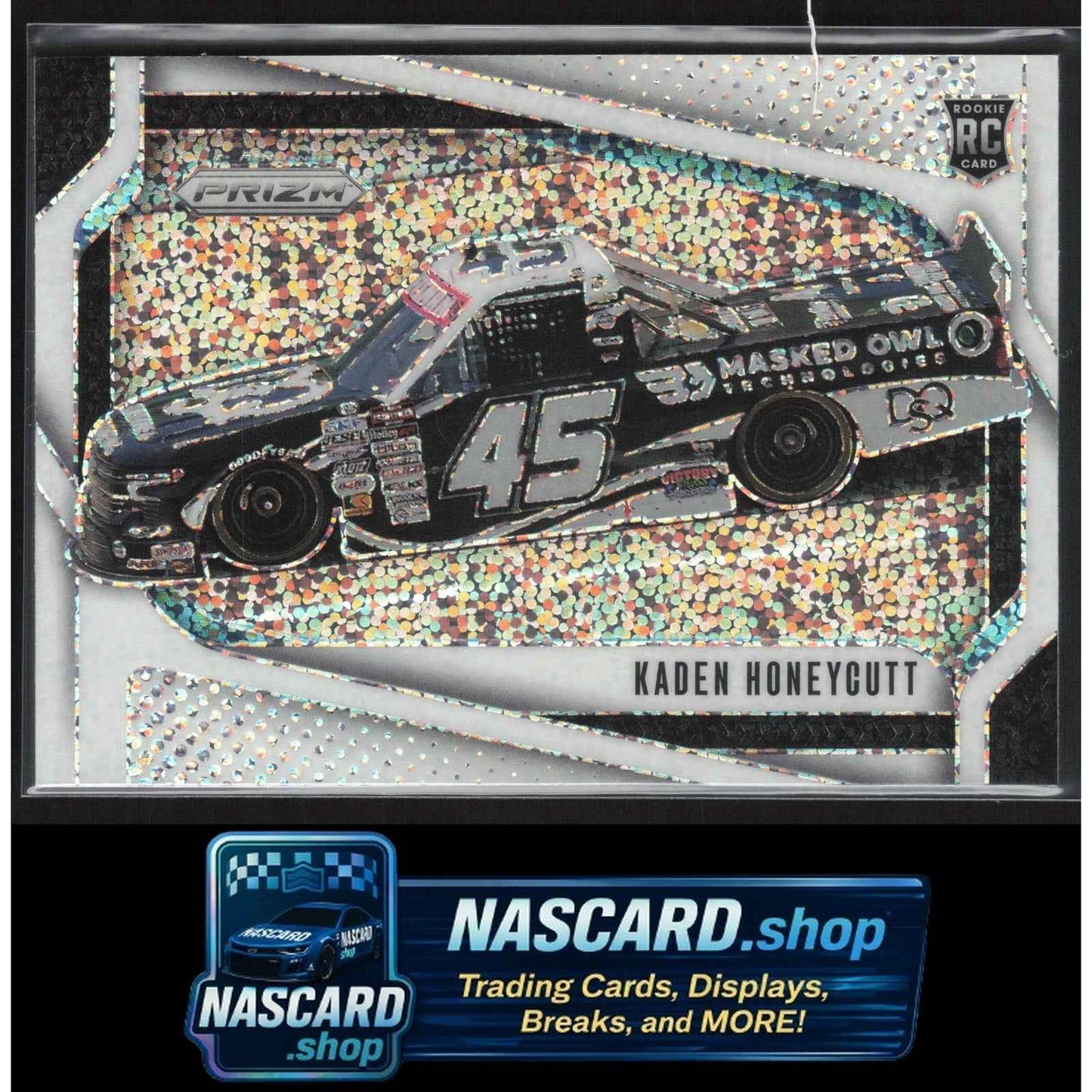 2025 Panini Prizm #120 Kaden Honeycutt White Sparkle RC