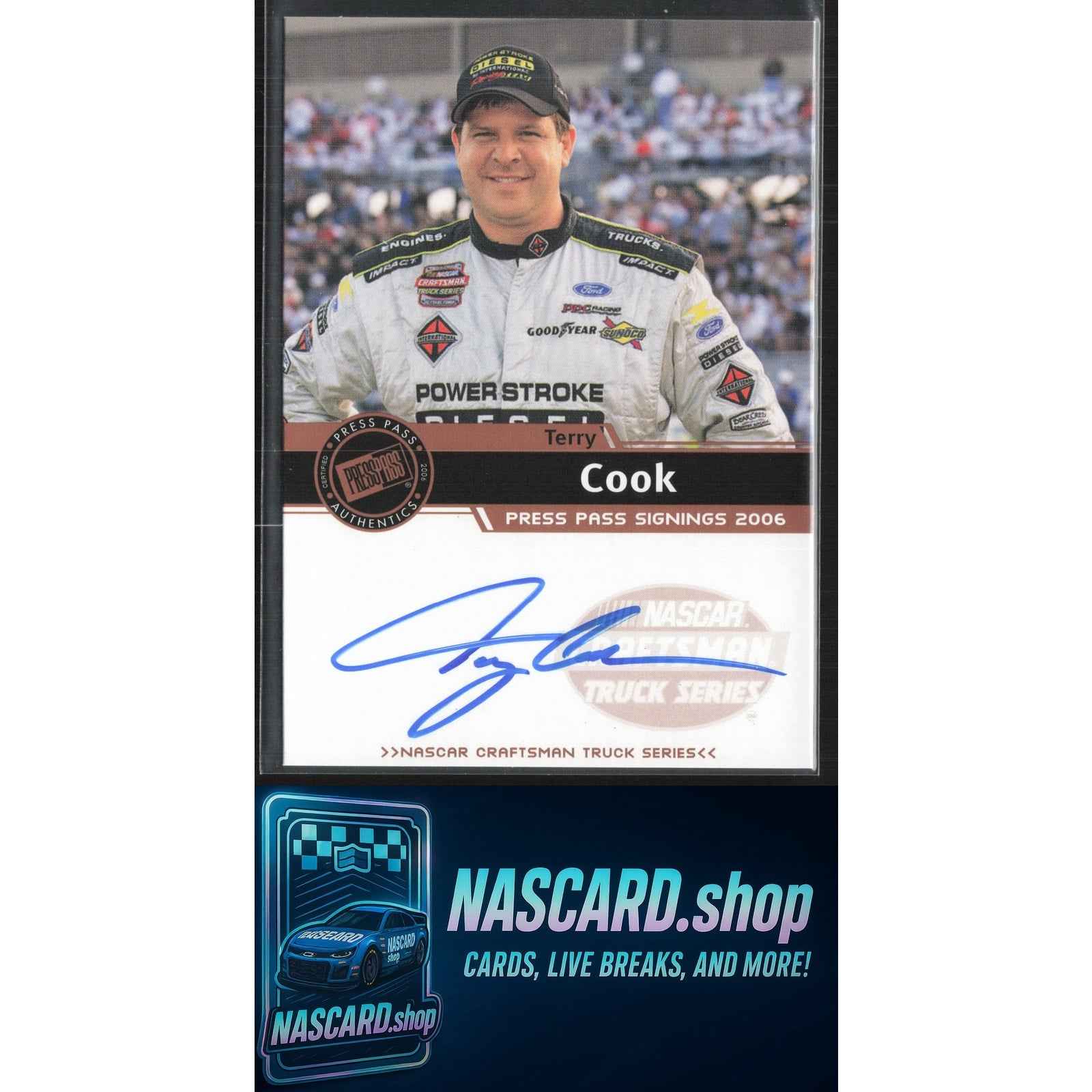 2006 Press Pass #NNO Terry Cook Signings