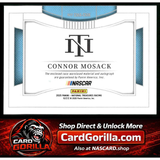 2025 National Treasures Connor Mosack Colossal Material Auto Red #/11