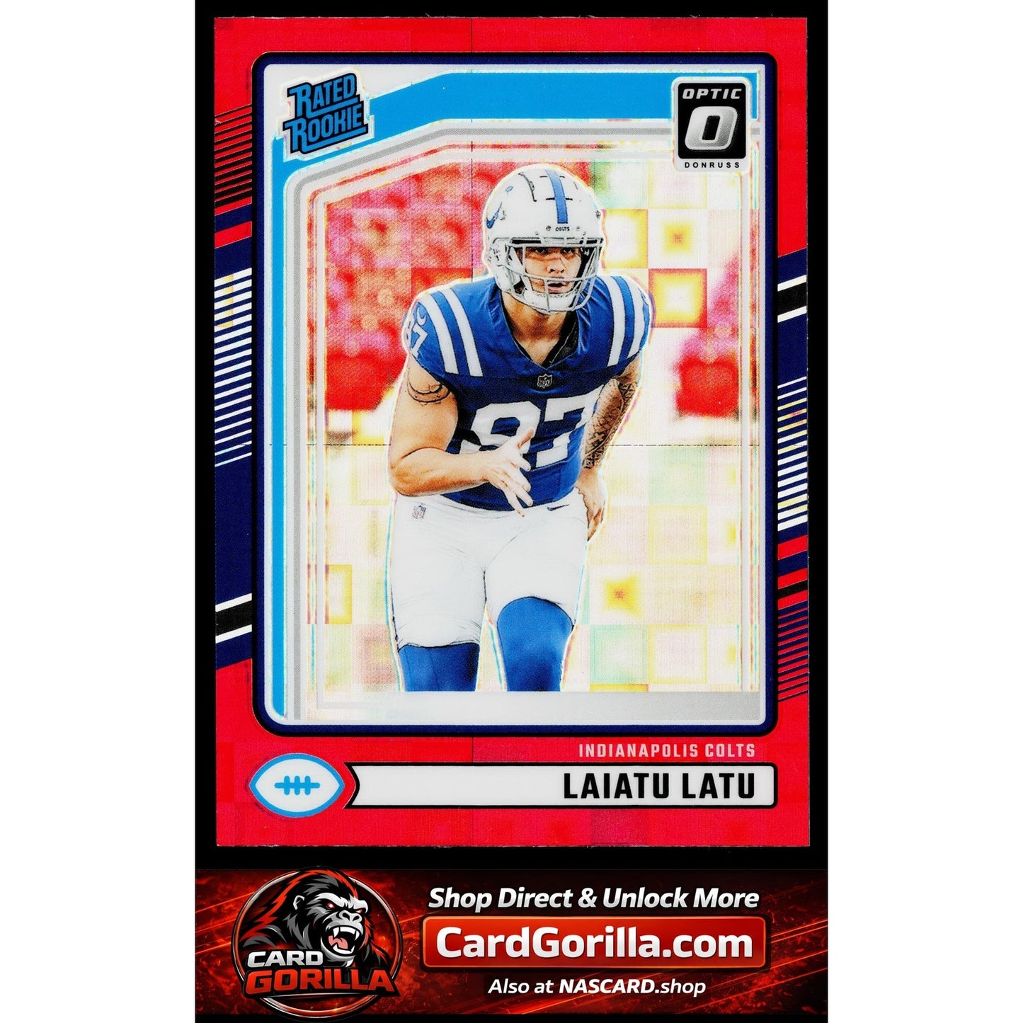 2024 Donruss #311 Laiatu Latu Press Proof Red