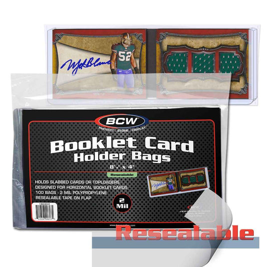 BCW Resealable Bag for Booklet Card Holder