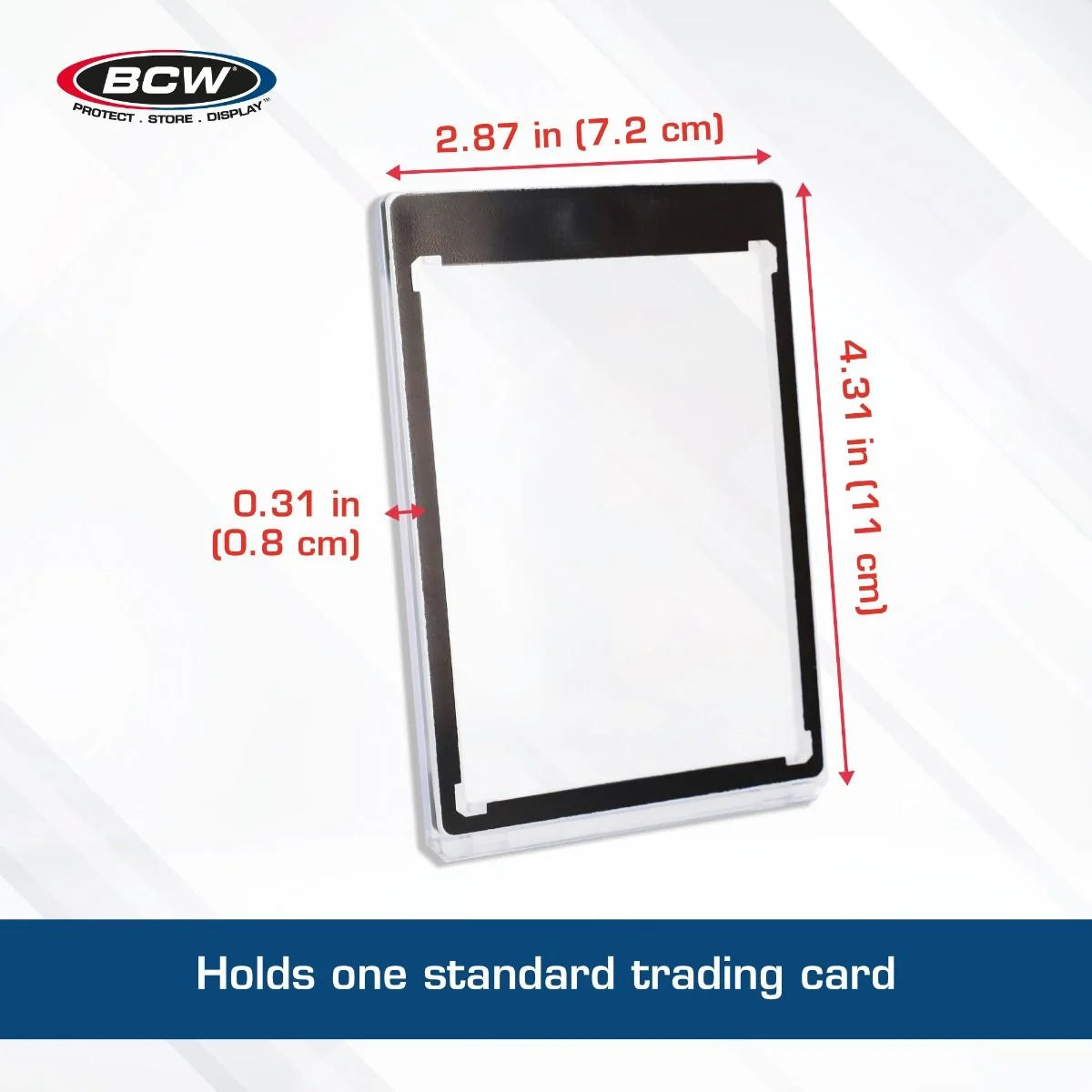 BCW Magnetic Card Holder - 35 PT Black Border