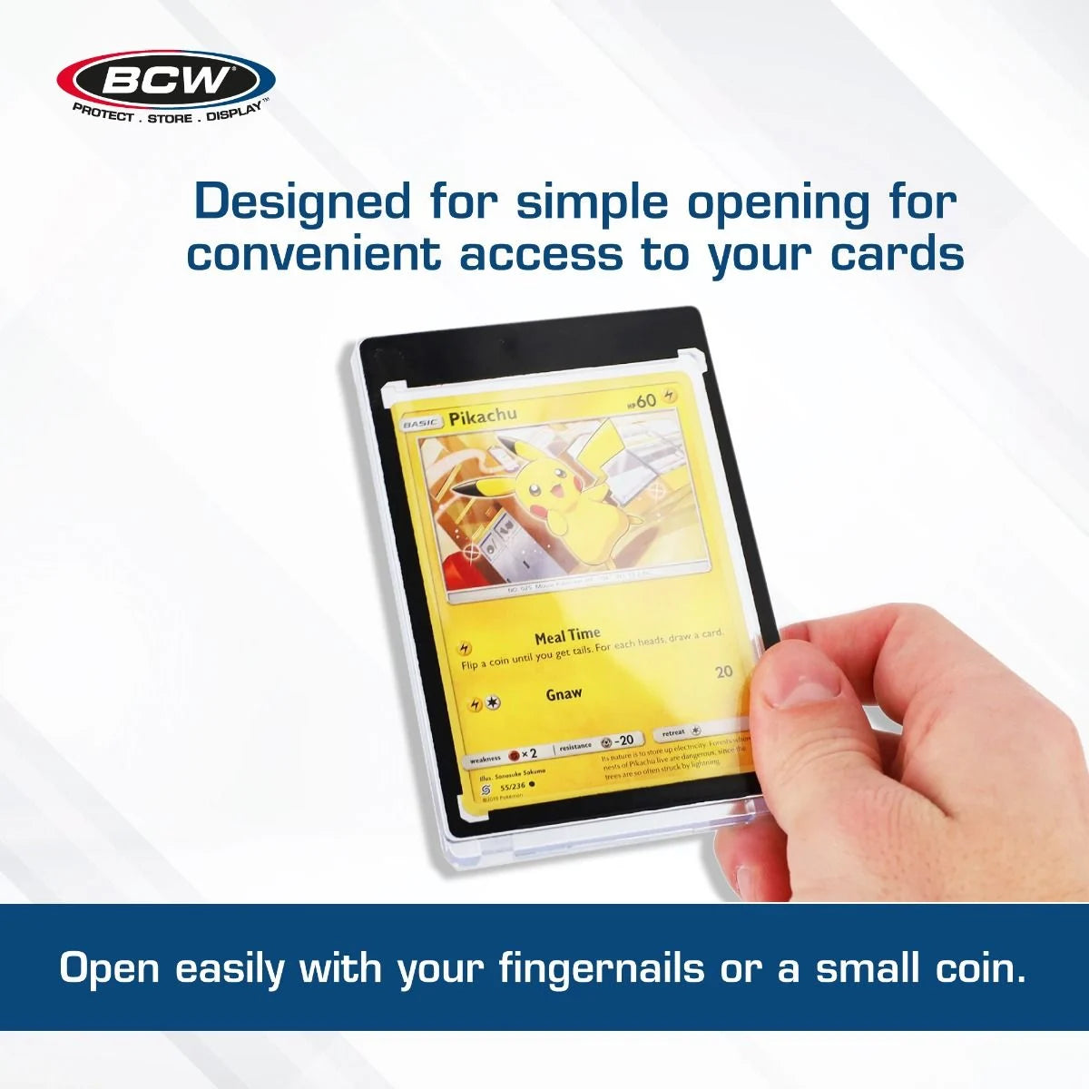 BCW Magnetic Card Holder - 35 PT Black Border