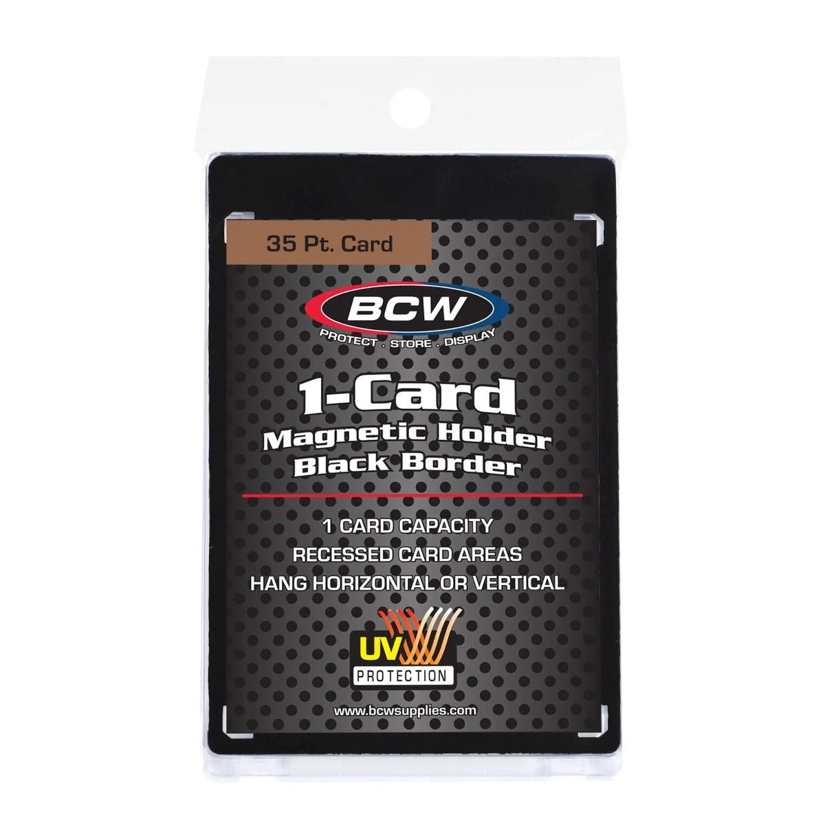 BCW Magnetic Card Holder - 35 PT Black Border