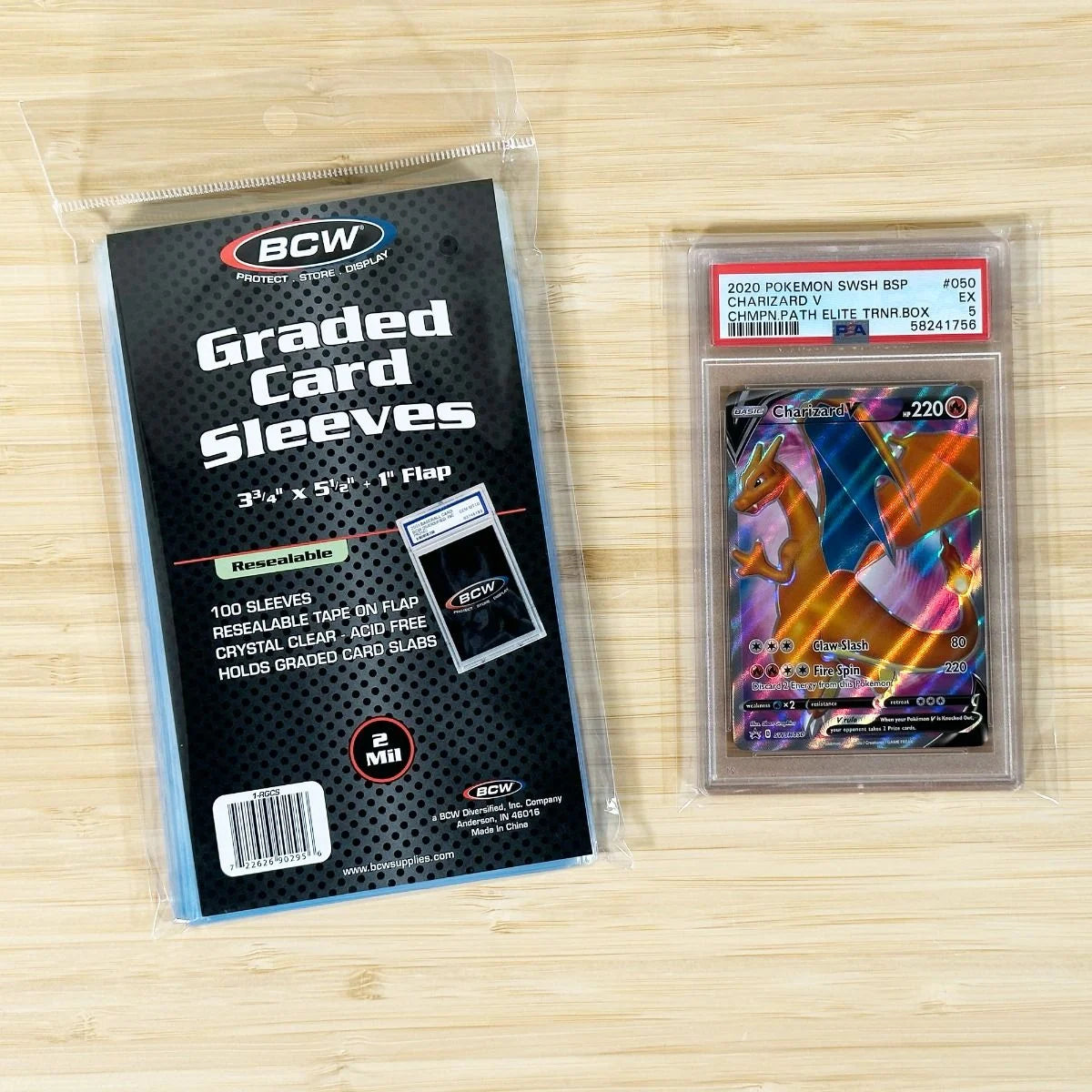 BCW Resealable Graded Card Sleeves (100 Pack)