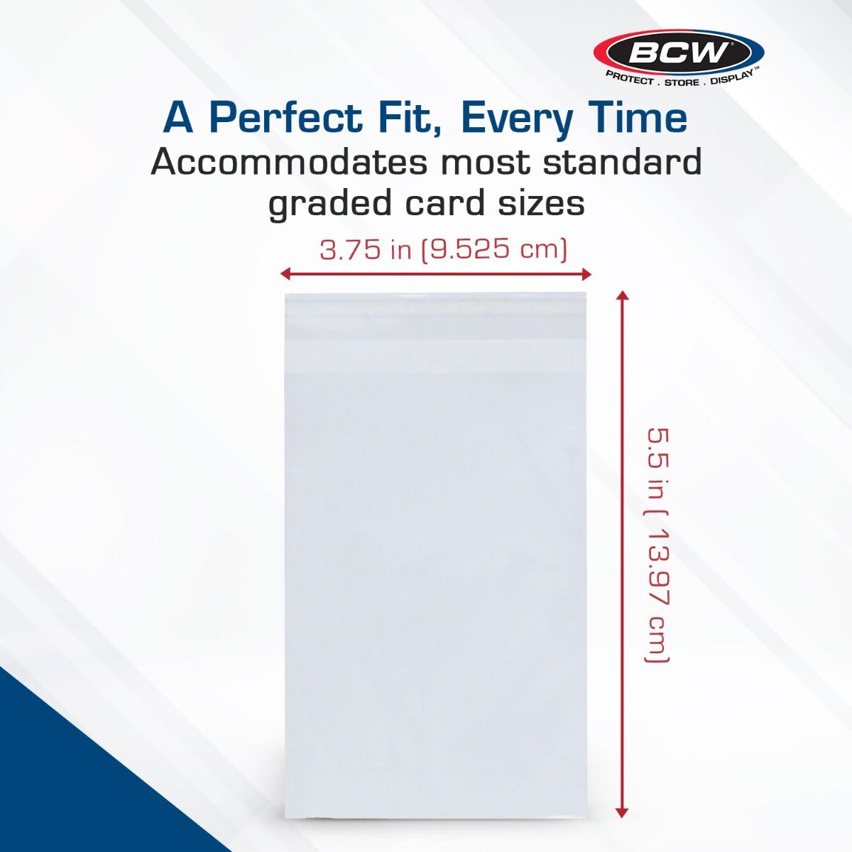 BCW Resealable Graded Card Sleeves (100 Pack)