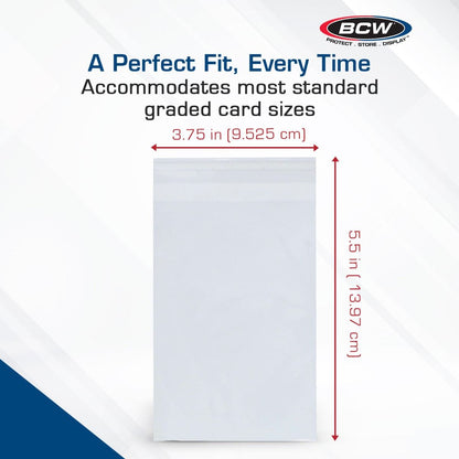 BCW Resealable Graded Card Sleeves (100 Pack)