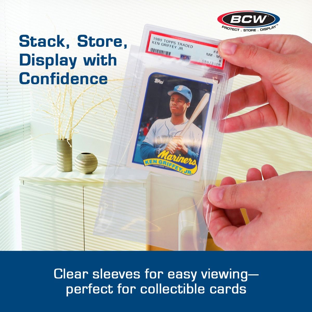 BCW Resealable Graded Card Sleeves (100 Pack)