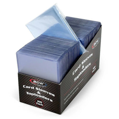 BCW 100 Count Card Sleeve & Toploader Combo Pack