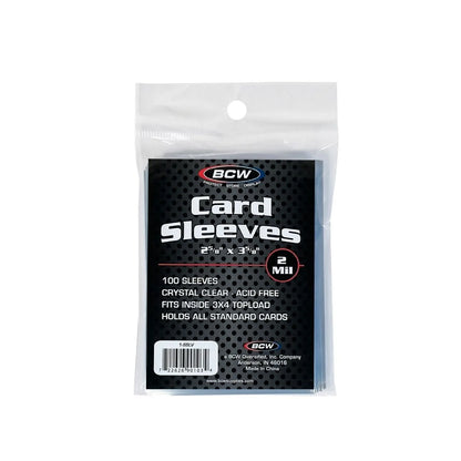 BCW Standard Card Sleeves (100 Pack)