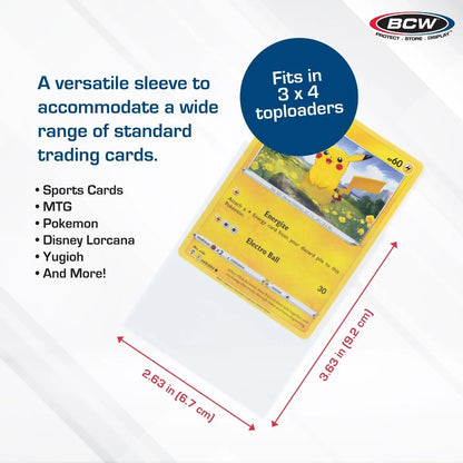 BCW Standard Card Sleeves (100 Pack)