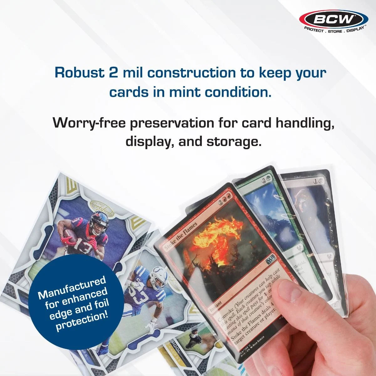 BCW Standard Card Sleeves (100 Pack)