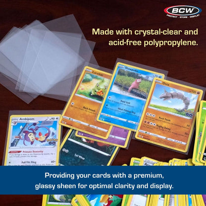 BCW Standard Card Sleeves (100 Pack)