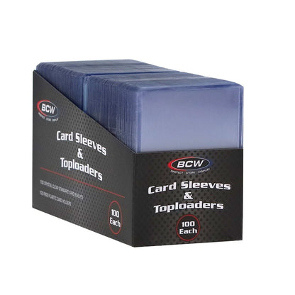 BCW 100 Count Card Sleeve & Toploader Combo Pack
