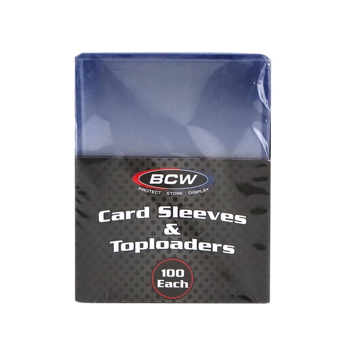 BCW 100 Count Card Sleeve & Toploader Combo Pack