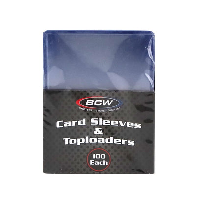 BCW 100 Count Card Sleeve & Toploader Combo Pack