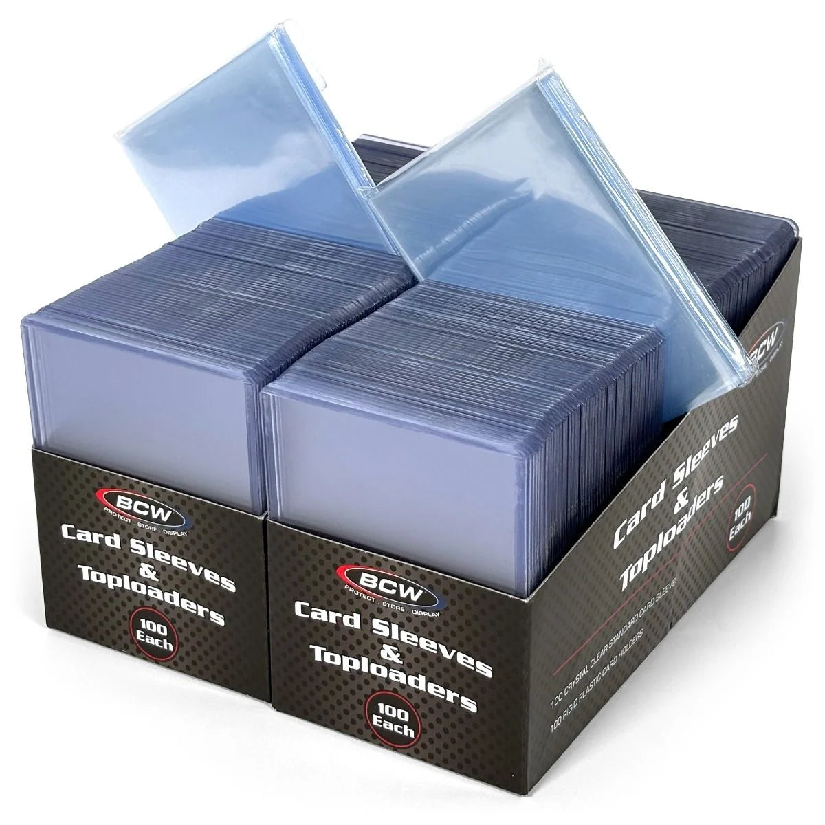BCW 200 Count Card Sleeve & Toploader Combo Pack