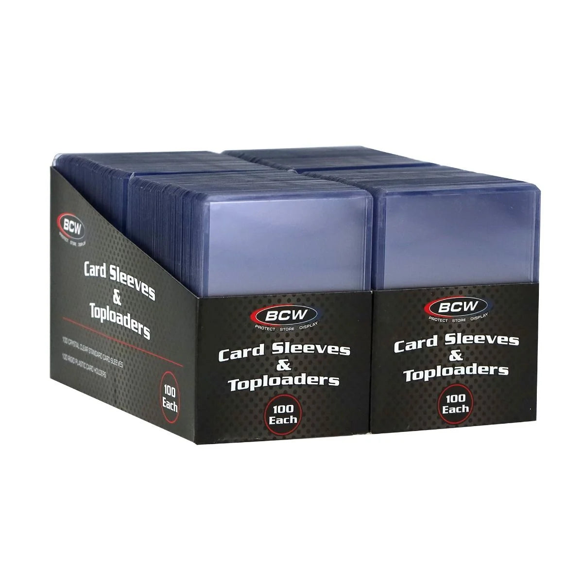 BCW 200 Count Card Sleeve & Toploader Combo Pack