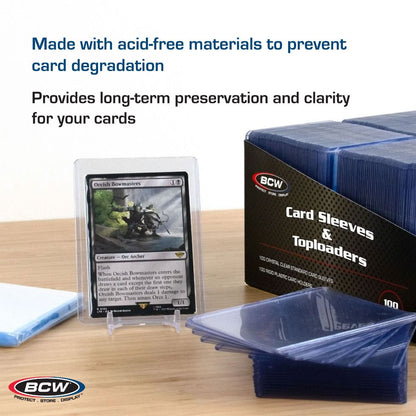 BCW 200 Count Card Sleeve & Toploader Combo Pack
