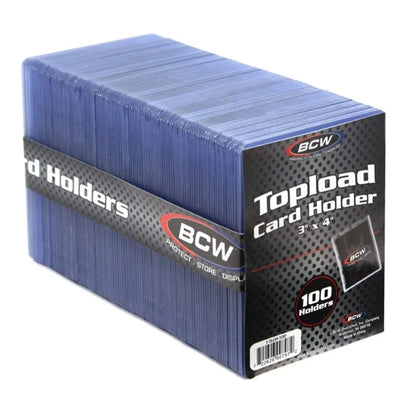 BCW 3x4 Topload Card Holder - 35 PT (100 Pack)