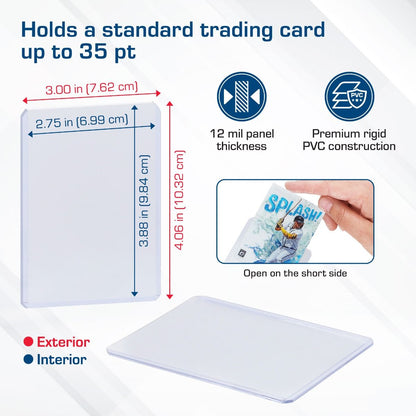 BCW 3x4 Topload Card Holder - 35 PT (25 Pack)
