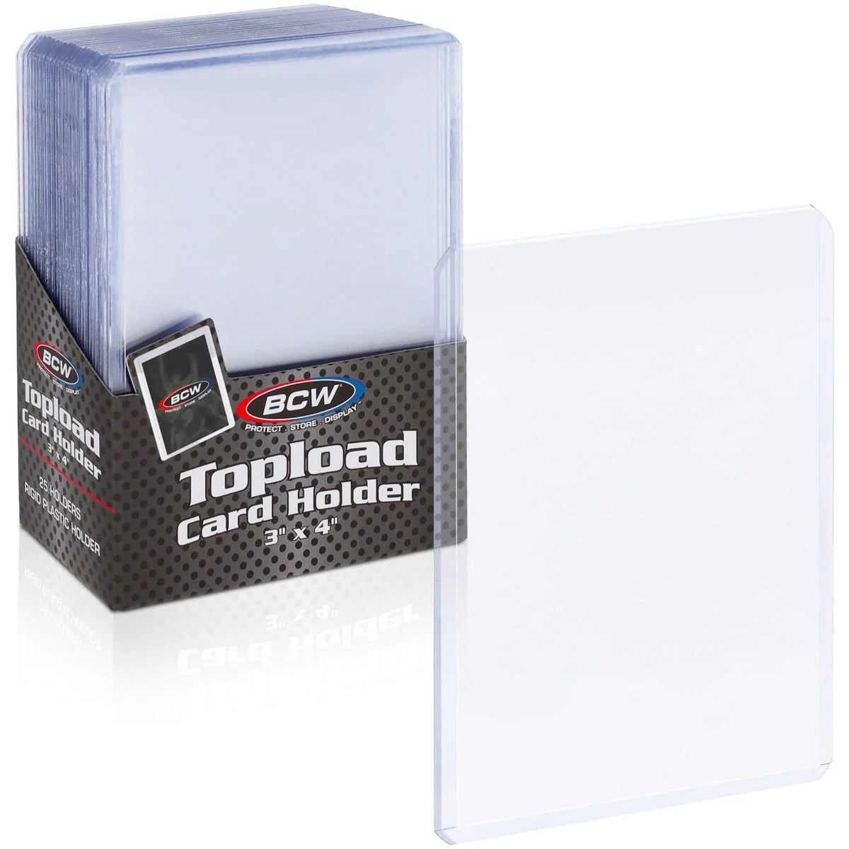 BCW 3x4 Topload Card Holder - 35 PT (25 Pack)