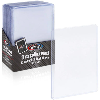 BCW 3x4 Topload Card Holder - 35 PT (25 Pack)