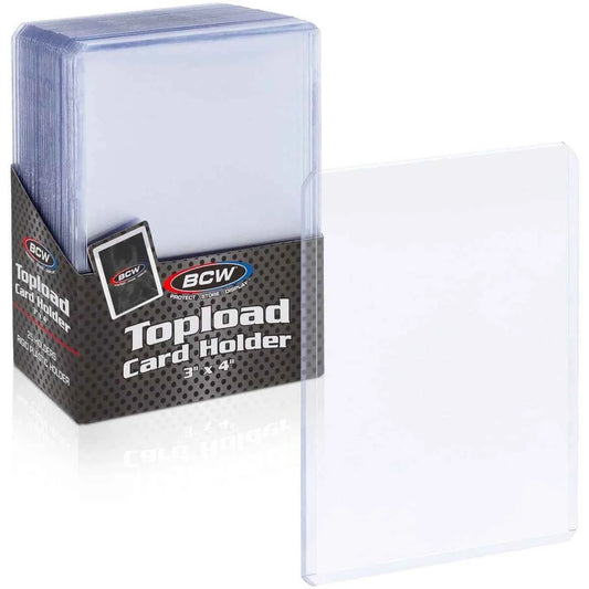 BCW 3x4 Topload Card Holder - 35 PT (25 Pack)