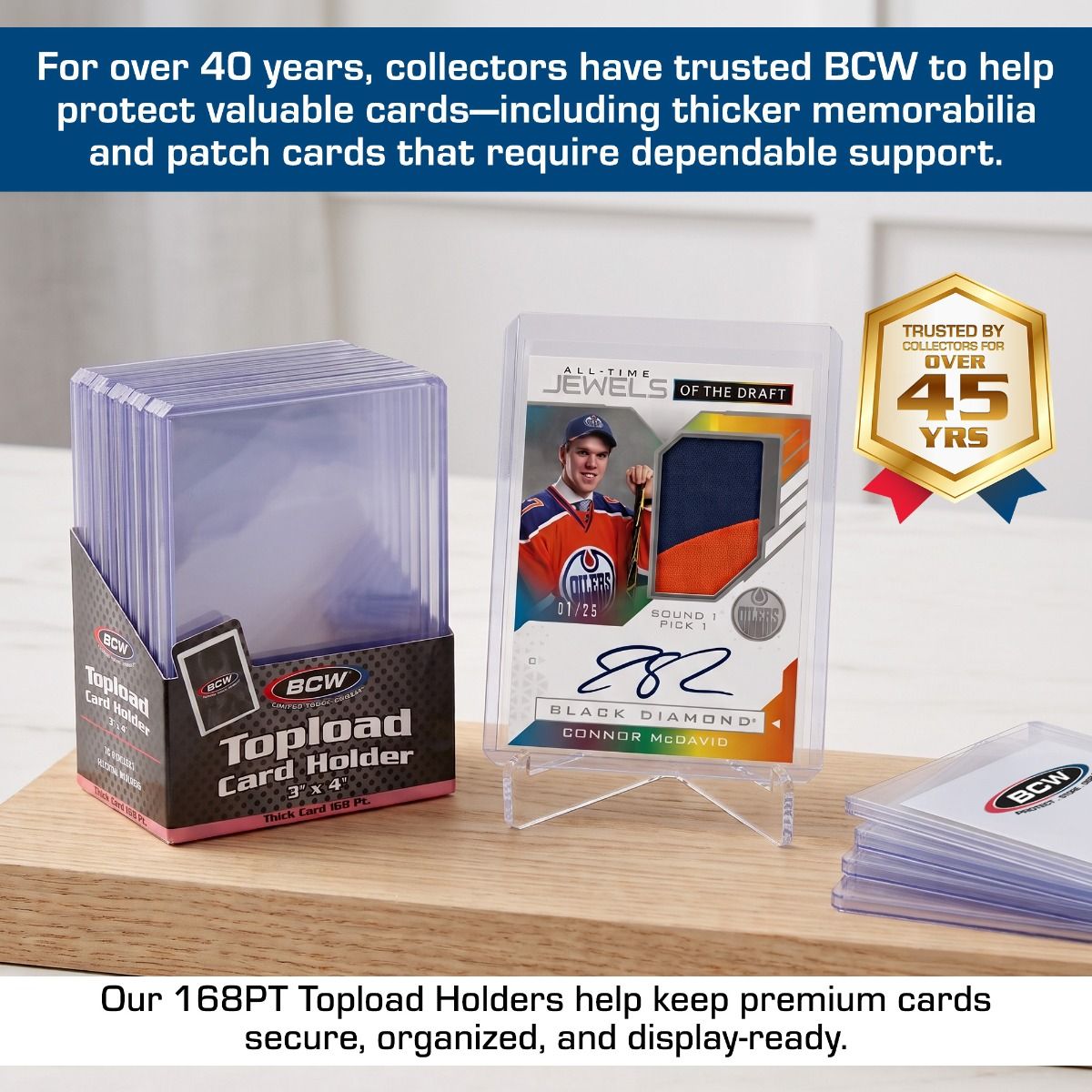 BCW Thick Card Toploader - 168 PT (10 Pack)