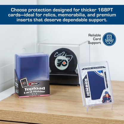 BCW Thick Card Toploader - 168 PT (10 Pack)