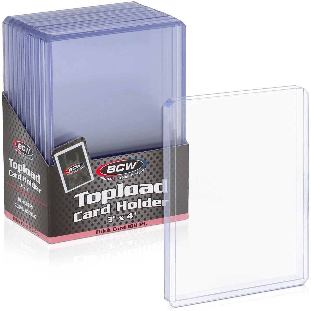 BCW Thick Card Toploader - 168 PT (10 Pack)