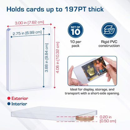 BCW Thick Card Toploader - 197 PT (10 Pack)