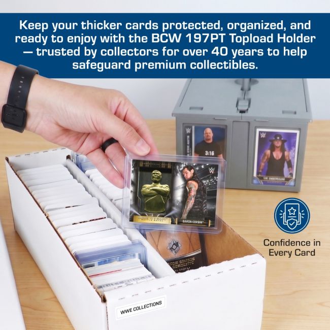 BCW Thick Card Toploader - 197 PT (10 Pack)