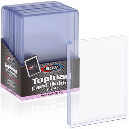 BCW Thick Card Toploader - 197 PT (10 Pack)