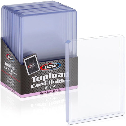 BCW Thick Card Toploader - 197 PT (10 Pack)
