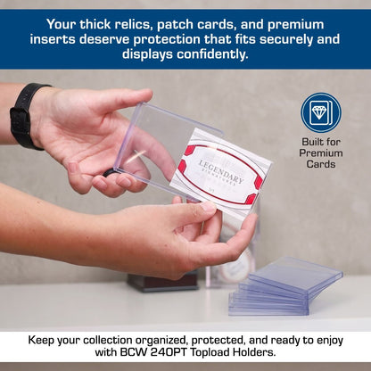 BCW Thick Card Toploader - 240 PT (10 Pack)