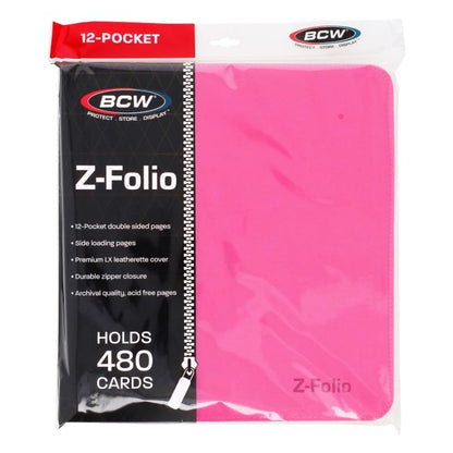 BCW Z-Folio 12-Pocket LX Trading Card Storage Binder