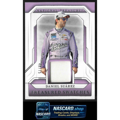 2025 Panini National Treasures #TS-DSZ Daniel Suarez Treasured Swatches #/75