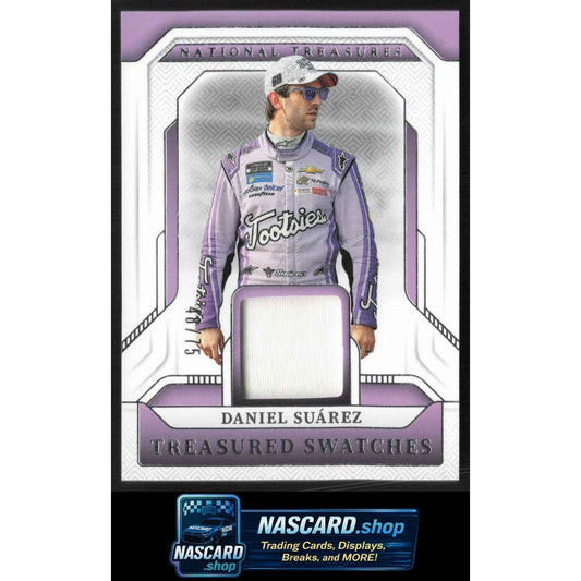 2025 Panini National Treasures #TS-DSZ Daniel Suarez Treasured Swatches #/75