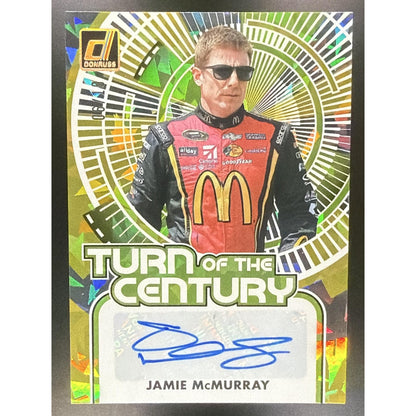 2026 Donruss NASCAR Jamie McMurray Turn of the Century Signatures Gold Ice /10