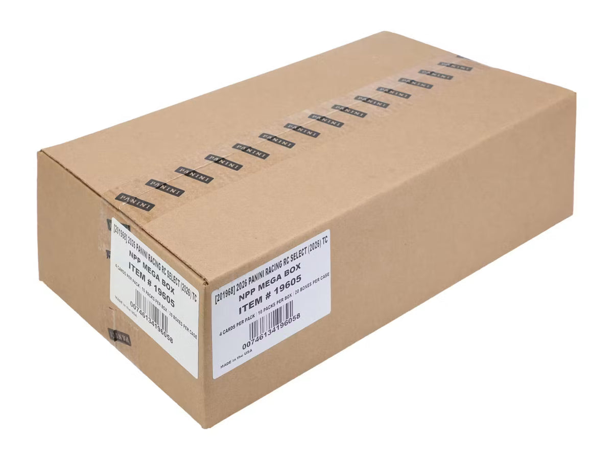 2026 Panini Select NASCAR Racing Mega Box Sealed Case (20 Boxes)