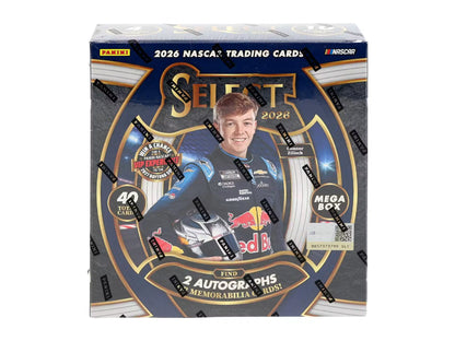2026 Panini Select NASCAR Racing Mega Box Sealed Case (20 Boxes)