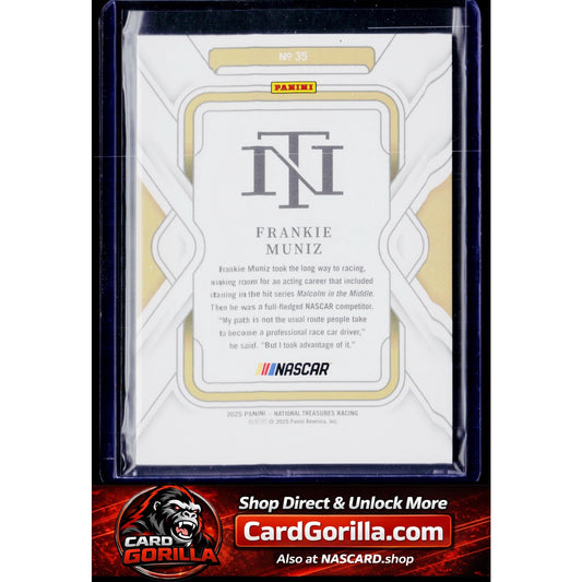 2025 Panini National Treasures #35 Frankie Muniz Holo Silver RC #/25