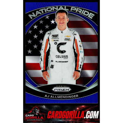 2024 Panini Prizm #8 AJ Allmendinger National Pride Blue #/49